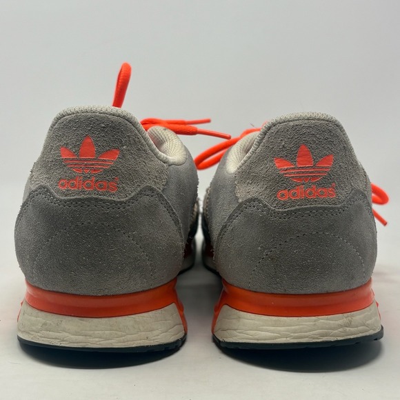 Adidas Originals ZX 850 Mens 9.5 Grey Orange Retro Runner Sneakers